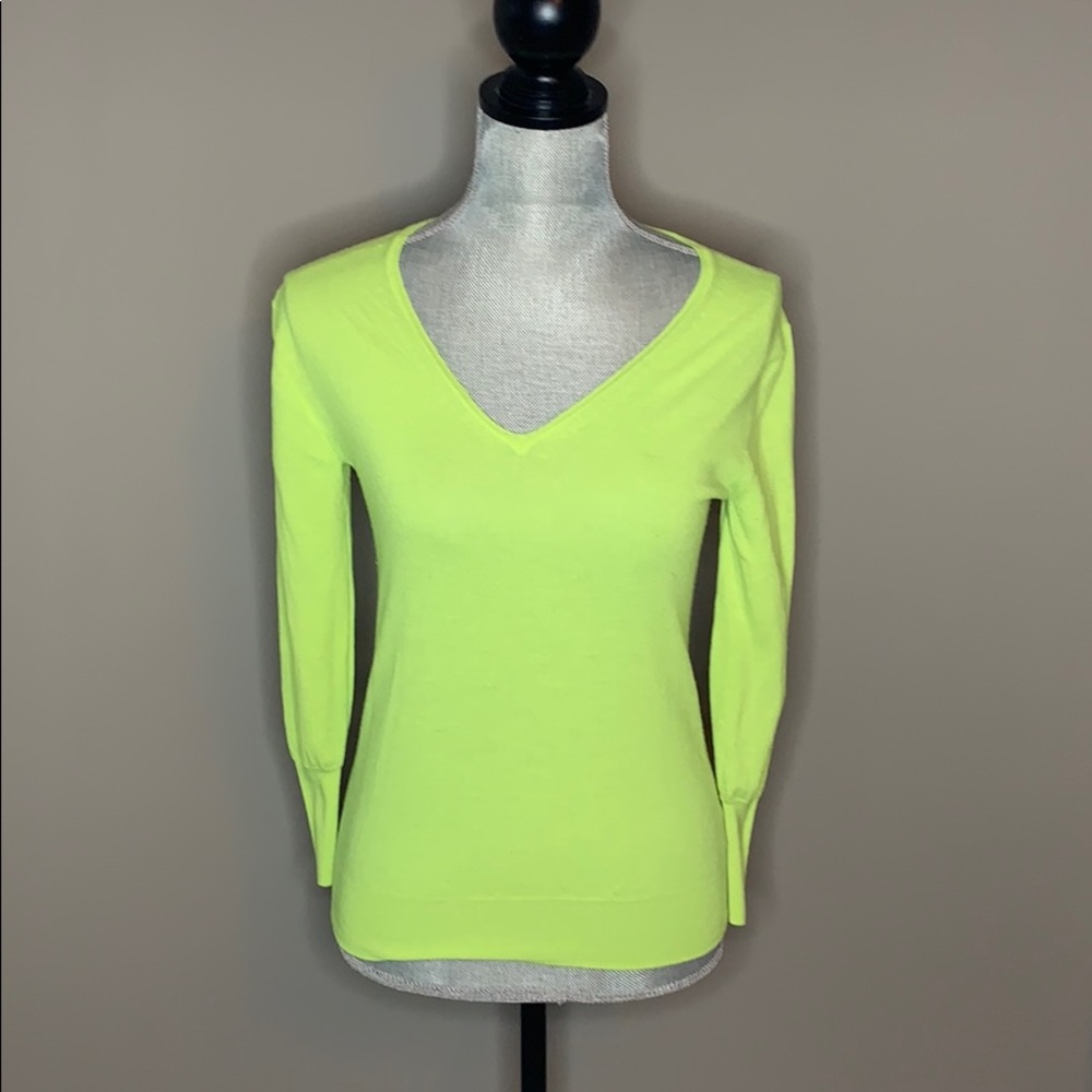 J Crew Neon Sweater